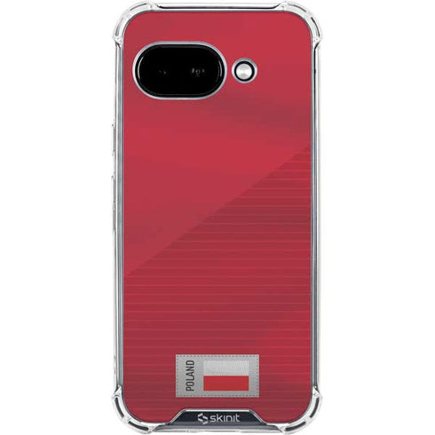 Poland Soccer Flag Google Pixel 9a Clear Case